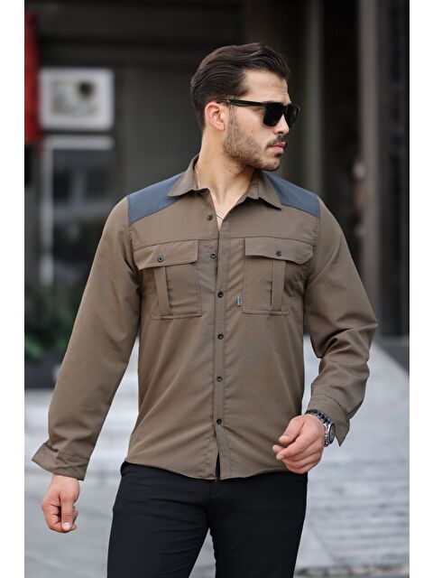 Comstar Paraşüt Kumaş Arka Patlı Gömlek - S000301674-18547