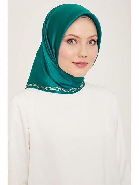 ARMİNE Leopar Desenli Sura İpek Eşarp 24Ya9155 82 - S000505052-18194