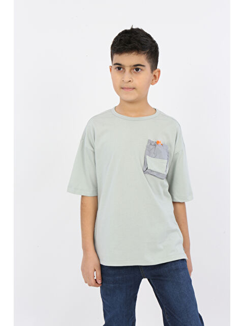 Toontoykids Erkek Çocuk Göğsü Cepli Tişört - S000344788-29460