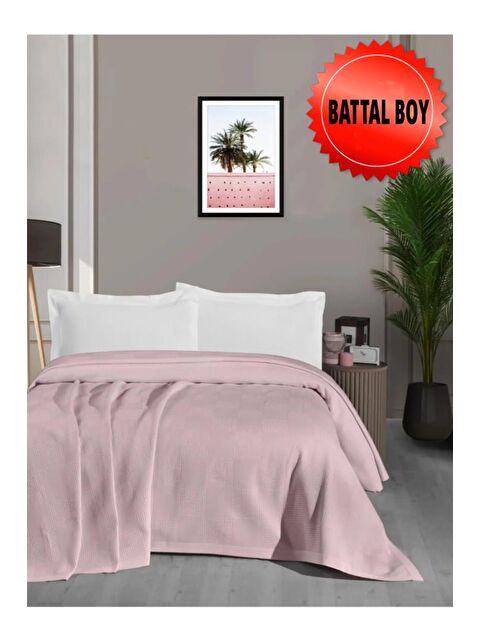 Mulberry Waflle Desenli Pike Battaniye %100 Pamuk Kalın İplik Yumuşak Battal Boy 240 x 260