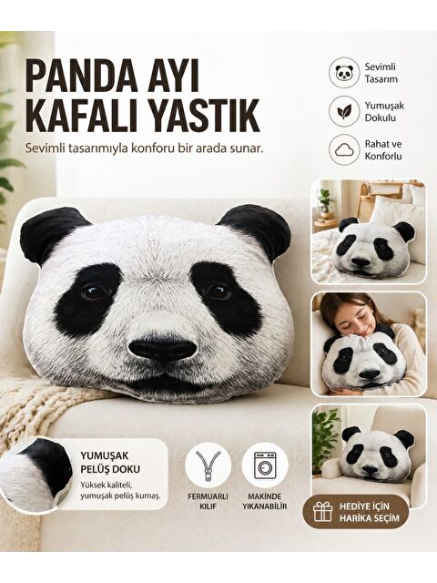 Mulberry Sevimli Tasarımlı Pelüş Yastık 65x55 cm – Yumuşak Dokulu Dekoratif & Uyku Yastığı