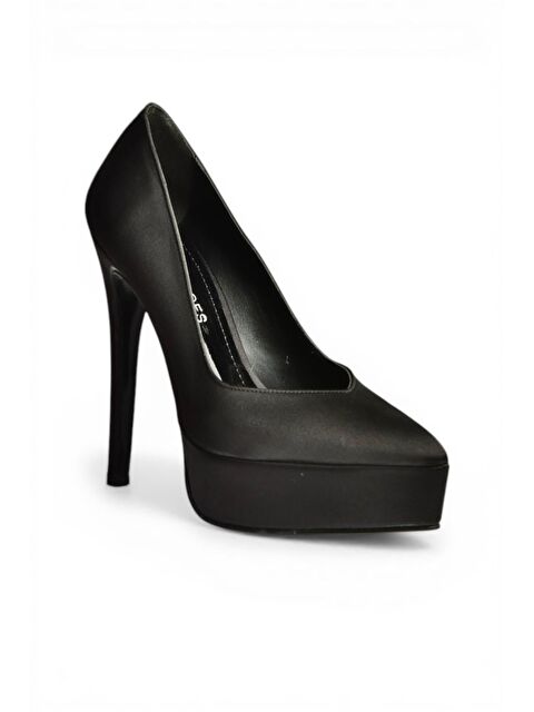Fox Shoes Siyah Kadın Topuklu Ayakkabı Y246221604