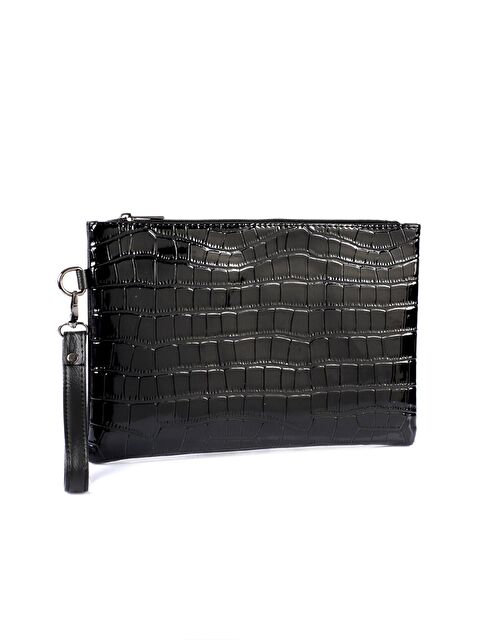 Capone Outfitters Rugan Kroko Desenli Paris 222 Kadın Clutch Çanta - S000176295-19351