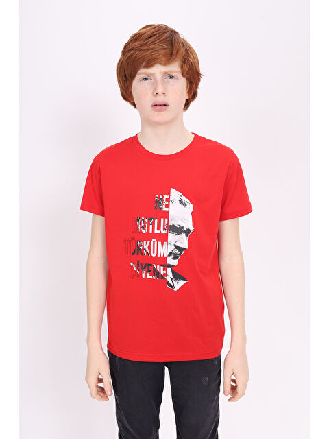 Toontoykids Erkek Çocuk Atatürk Baskılı Tişört - S000291430-20045