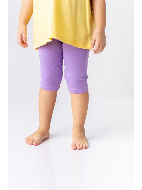 ZEYLAND Kız Çocuk Kısa Düz Tayt - S000315287-17878