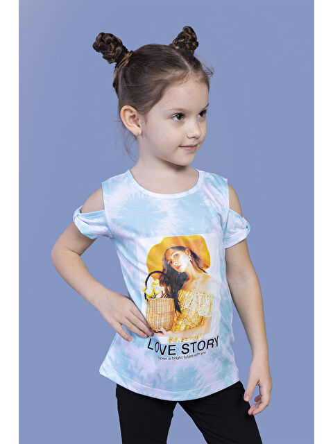Toontoykids Kız Çocuk Komple Desenli Dijital Baskılı Tişört - S000359721-20055