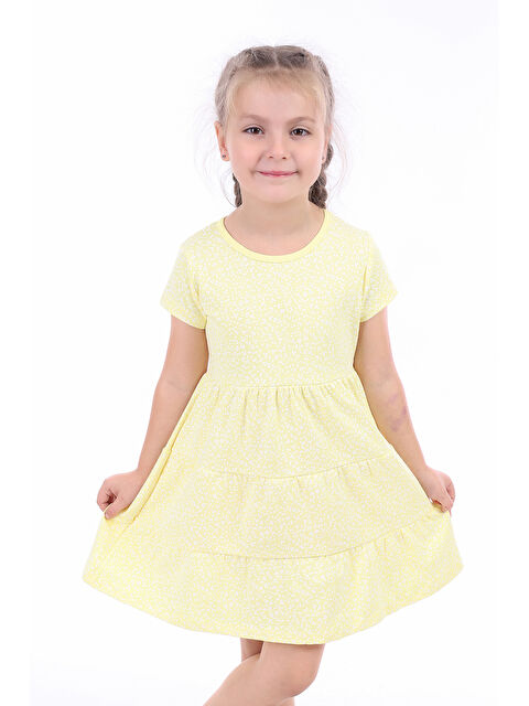 Toontoykids Kız Çocuk Baskılı Elbise - S000359740-20072