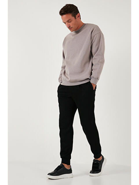 Buratti Regular Fit Bisiklet Yaka Pamuklu İçi Tüylü Yumuşak Şardonlu Erkek Sweatshirt 5905255 - S000000582-29391