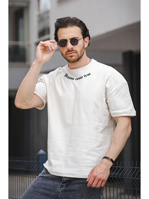 Oksit Kapüşonlu Kısa Kollu Baskılı  Erkek Tişört - S000181280-19965