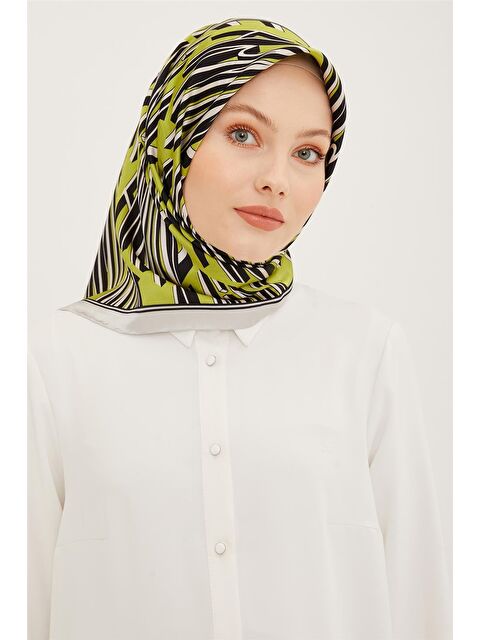 ARMİNE Twill İpek Eşarp 23Ya8911 9 58 - S000175998-18194