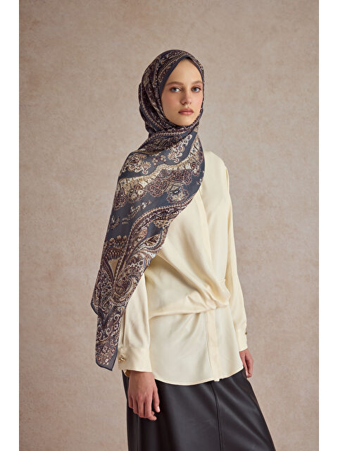 QEF Pamuk Şal Flow Olive - S000507427-17346