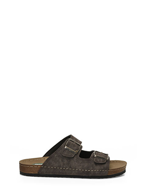 Polaris 408019.M Kahverengi Erkek Terlik