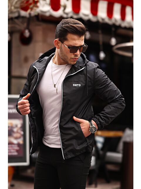 Stilkombin Baskılı Erkek Yağmurluk Mevsimlik - S000148957-19351