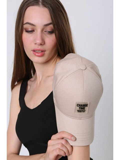 Chandraswear Kadın Kep Şapka Bej - Berneda - S000168530-19928