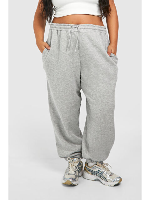 Süperlife Kadın Büyük Beden Rahat Kesim İnce Eşofman Altı SPR24BEAK51 - S000281037-17308