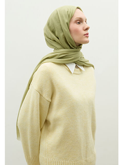 Fresh Scarfs Kaşmir Dokulu Şal Çağla - S000470038-14939