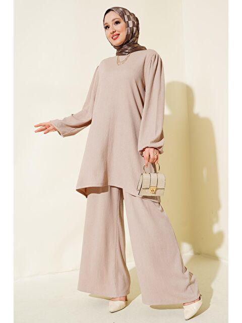 Bigdart Kadın Taş Tunik Pantolon Alt Üst Takım 6663 - S000195068-25636