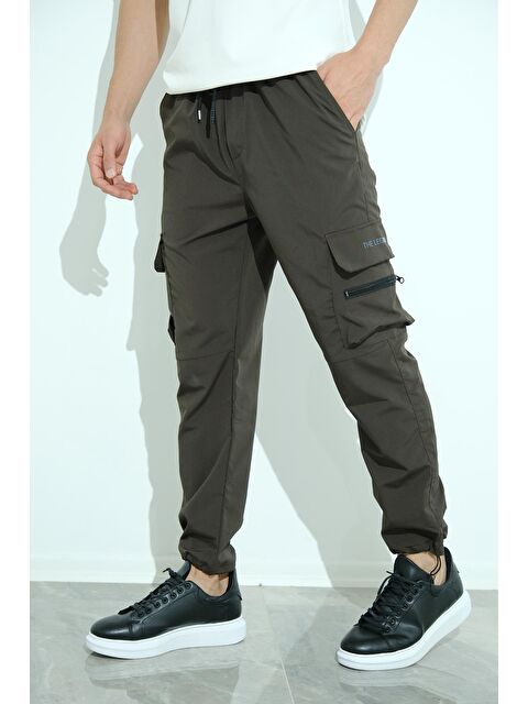 Oksit Luigi Slim Fit Kort Paraşüt Kargo Cepli Outdoor Erkek Eşofman Alt - S000124715-18547