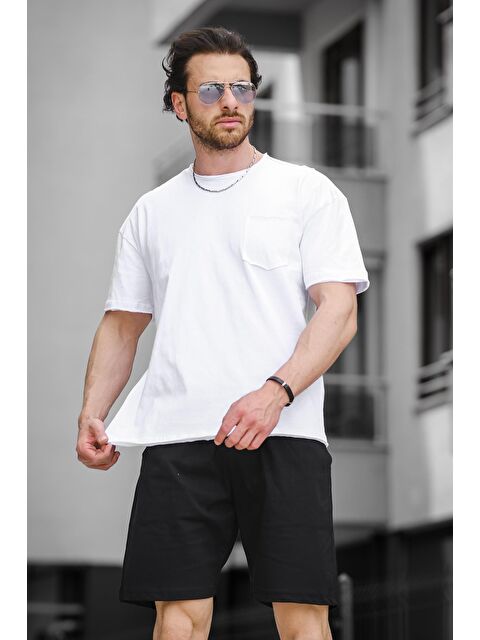 Oksit Oversize Cepli Erkek Şort Tişört 2'li Takım - S000181282-20063