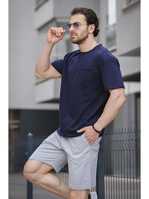 Oksit Oversize Cepli Erkek Şort Tişört 2'li Takım - S000181282-21164