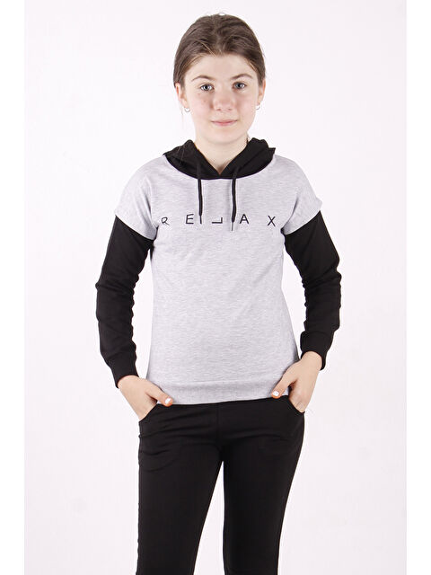 Toontoykids Kız Çocuk Relax Baskılı Sweatshirt - S000421336-20600