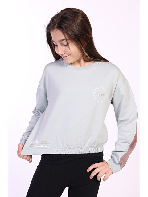 Toontoykids Kız Çocuk Imagine Tnty Baskılı Sweatshirt - S000421339-526