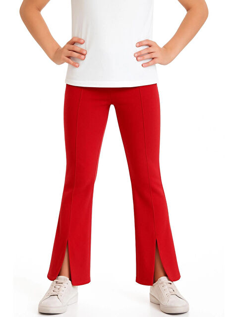 Myhanne Yırtmaçlı İspanyol Paça Pantolon 54884 - S000202698-20045