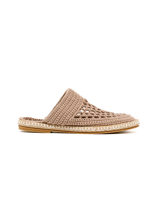 John May Kadın Terlik BBS_JMY Knitwear Slippers Olive Green - S000511025-19928