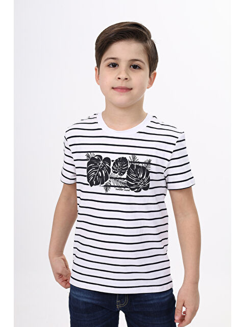 Toontoykids Erkek Çocuk Çizgili Tişört - S000343533-21164