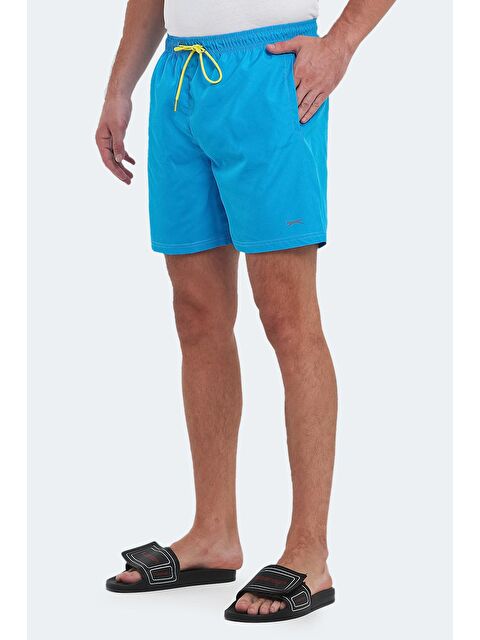SLAZENGER RENO Erkek Cepli Deniz Şortu Turkuaz Mayo - S000119873-20055