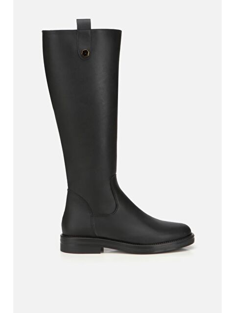 Yaya By Hotiç Kadın Siyah Binici Düz Çizme - S000491754-19351