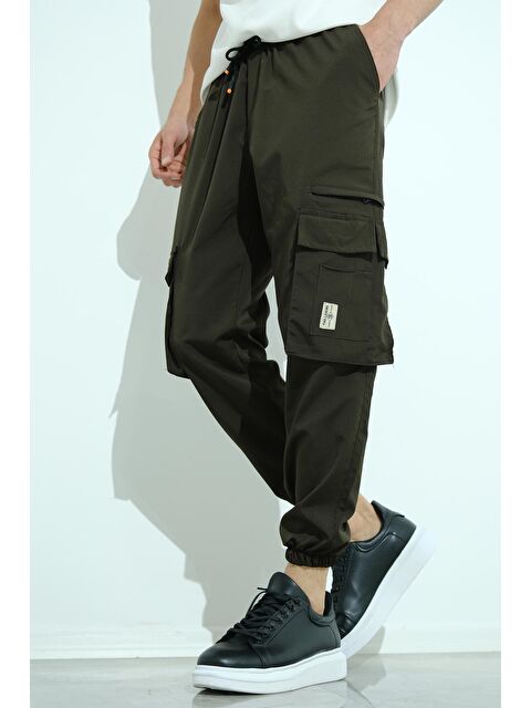 Oksit Bl 2135 Kort Paraşüt Düz İpli Paça Avcı Tactical Kargo Cepli  Eşofman Alt - S000280329-18547