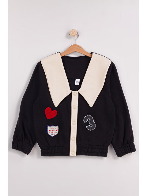 Miss Tuffy Kız Çocuk Orta Kalınlıkta Basic Kolej Ceket-Hırka - S000317276-19351