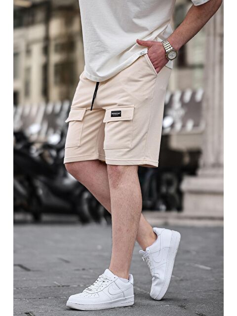 Madmext Bej Erkek Basic Şort 6533 - S000197592-19928
