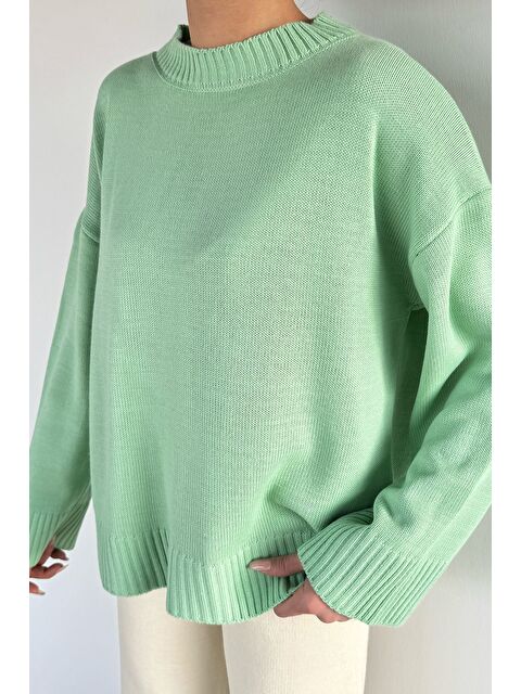 Gülseli Kadın Bisiklet Yaka Triko Kazak - S000469733-1180