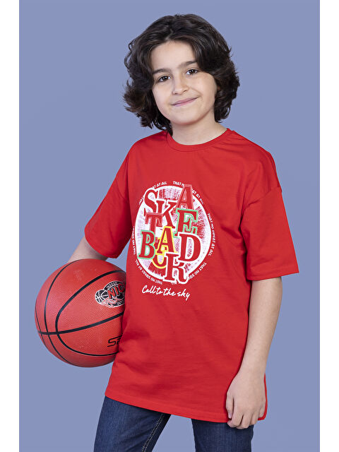 Toontoykids Erkek Çocuk Renkli Baskılı Tişört - S000364410-20045