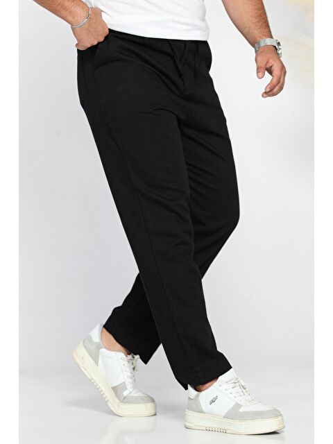 Mishar İtalia Erkek Kemerli Keten Jogger Pantolon - S000300819-19351