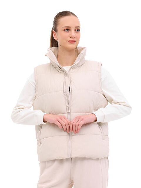 Lumberjack WL 4GUMP WGK-F003W 5PR Bej Kadın Yelek - S000491831-19928