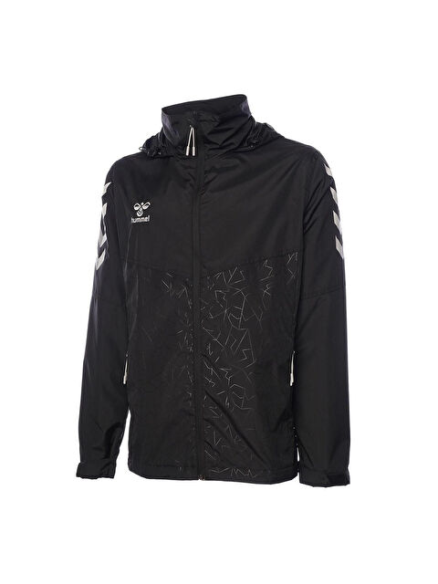 Hummel Dream Erkek Siyah Kapüşonlu Yağmurluk - S000283204-19351