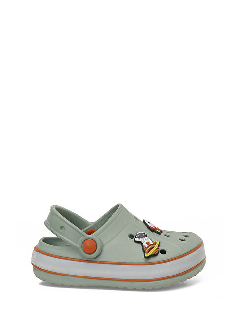 Polaris TENFES.P Yeşil Erkek Çocuk Sabo Terlik