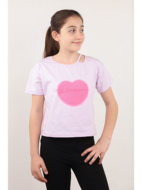 Toontoykids Kız Çocuk Baskılı Tişört - S000360559-23370