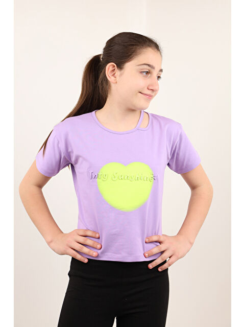 Toontoykids Kız Çocuk Baskılı Tişört - S000360559-19999