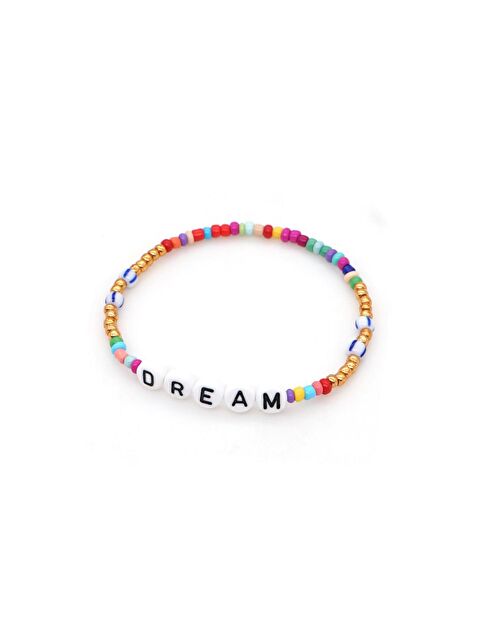 New Obsessions Çoklu Set Kombini Sloganlı Boncuk Çocuk Bileklik - S000206177-18686