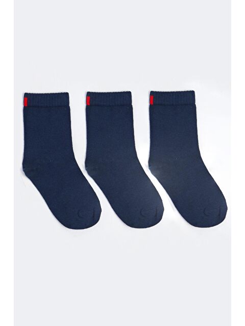 Katia And Bony 3'Lü Paket Family Çocuk Soket Çorap Lacivert / Lacivert / Lacivert - S000144467-21164