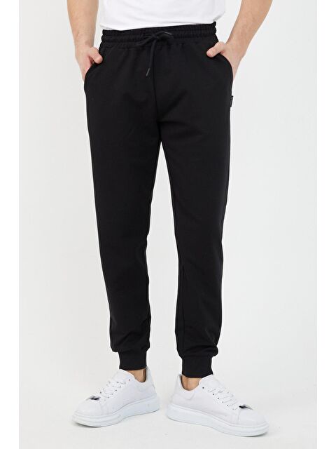 Mmetalic Paça Ribanalı   Erkek Büyük Beden Jogger Eşofman Altı - S000228969-29666