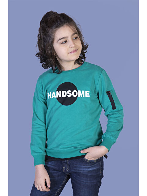 Toontoykids Erkek Çocuk Handsome Baskılı Sweatshirt - S000273700-18194