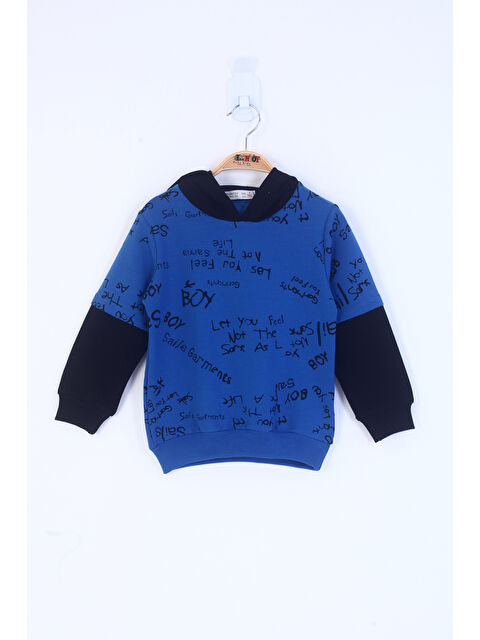 Toontoykids Erkek Çocuk Yazı Baskılı Sweatshirt - S000273702-23710