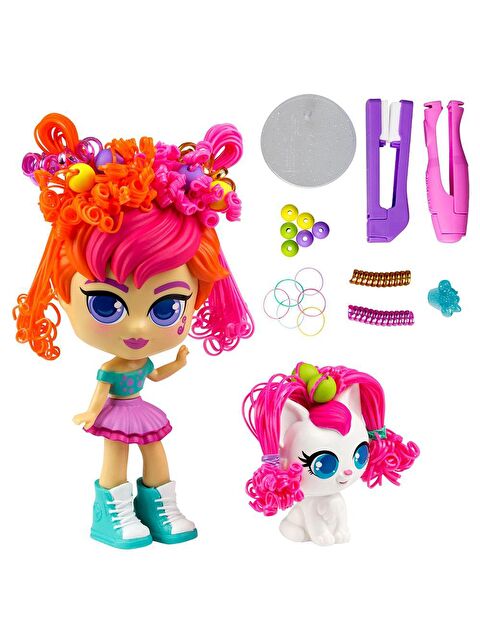 Silverlit Curli Girls Bebek ve Hayvan 2'li Set - Mei Li ve Lulu - S000075520-23173