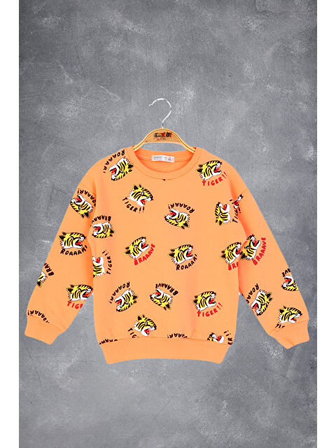 Toontoykids Erkek Çocuk Tıger Baskılı Sweatshirt - S000273715-20013