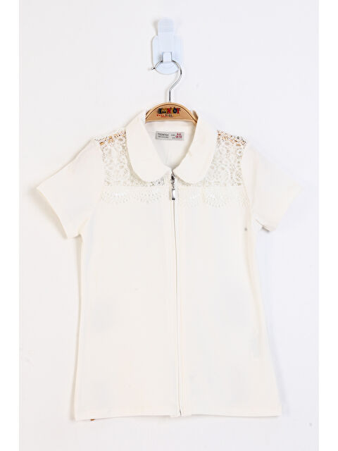 Toontoykids Kız Çocuk Fermuar Kaptamalı Tişört - S000364436-19965